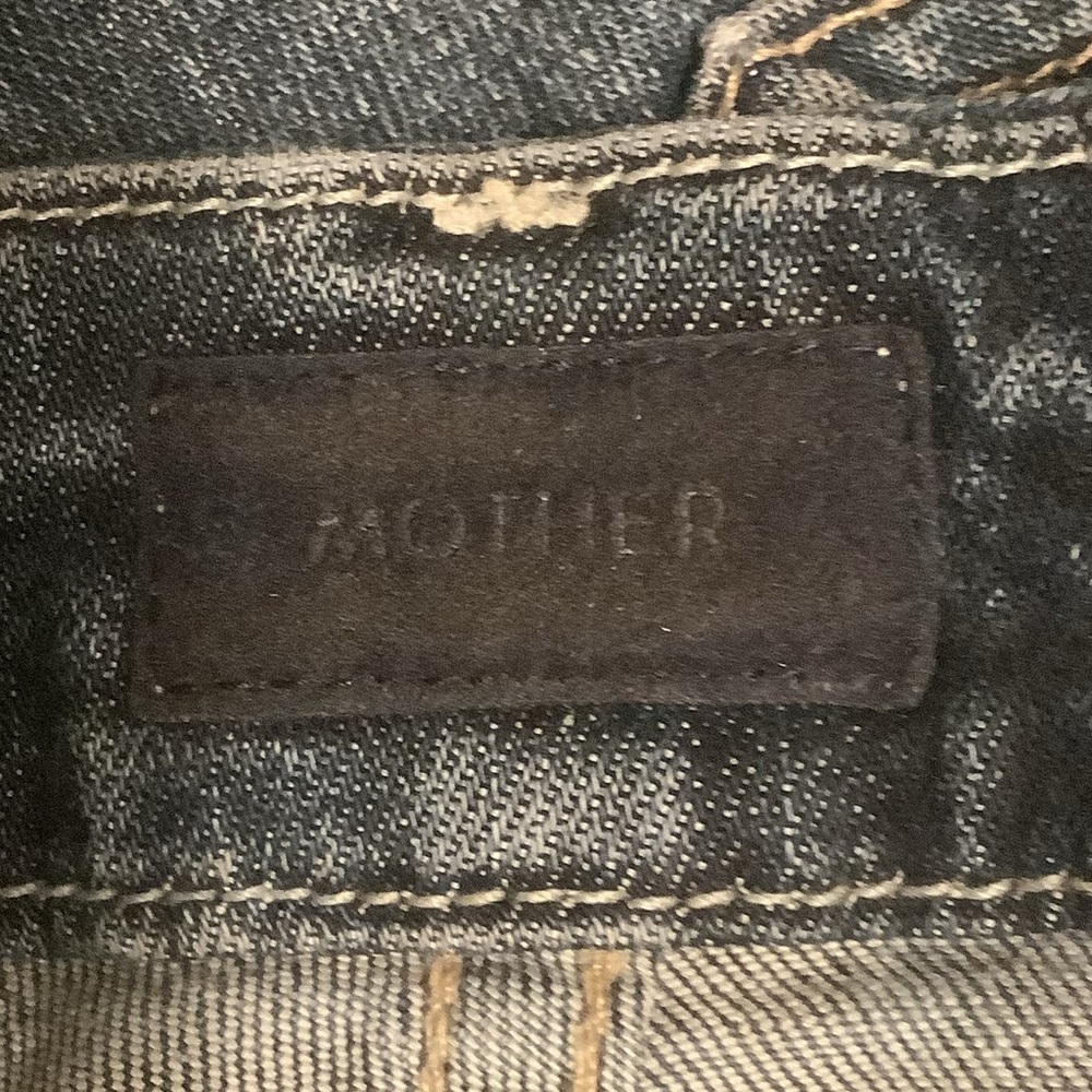 Mother The Looker High-Waisted Skinny Jeans Ankle Fray Size 26 - Picture 13 of 13